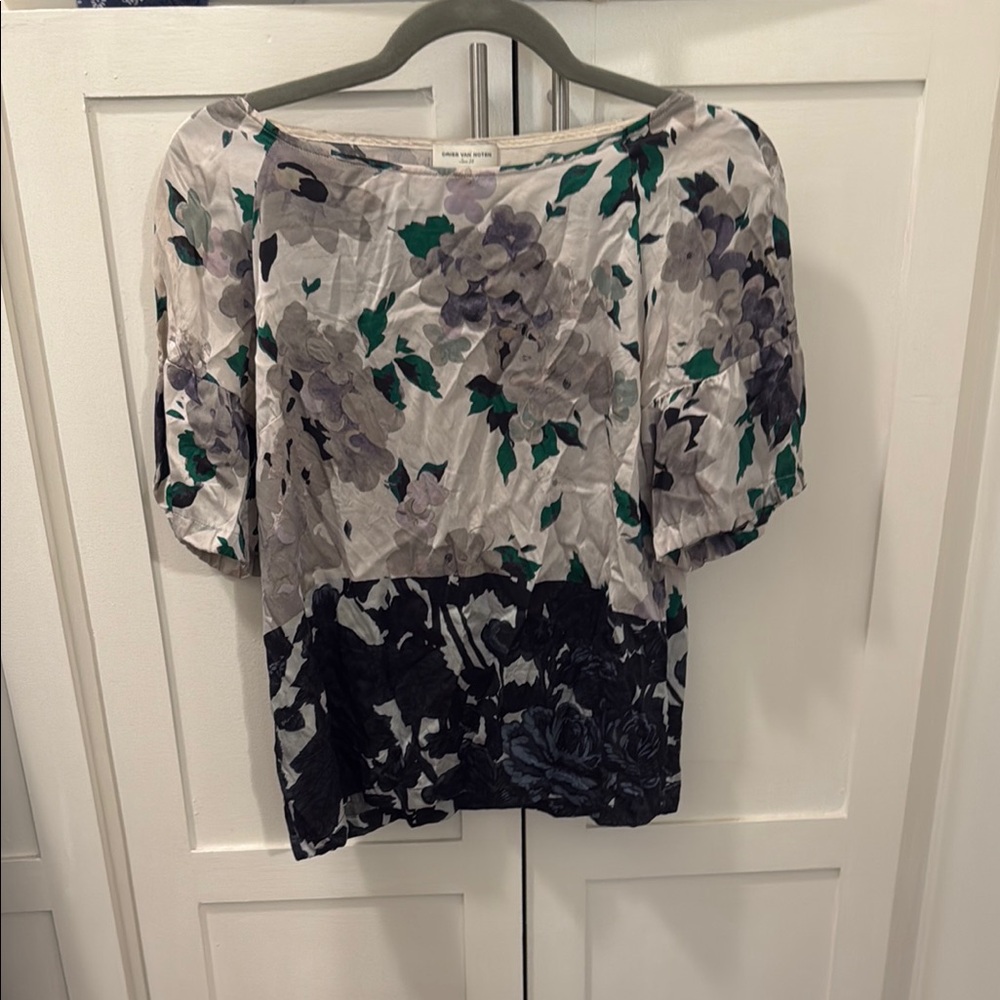 Dries Van Noten floral blouse
